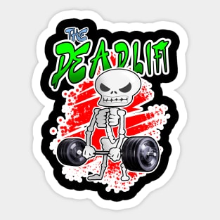 17 The Dead Lift Skeleton Sticker